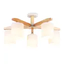 Люстра на штанге Ambrella light Traditional Tr83113 5 ламп 14 м² цвет дерево белый