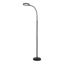 Торшер светодиодный Люссоле Amador регулируемый белый свет цвет черный