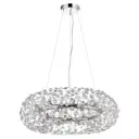 Люстра подвесная Люссоле Alaska Sy2858 20 ламп 53 м² цвет прозрачный