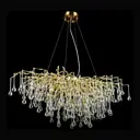 Люстра подвесная Люссоле Sy6068 13 ламп 26 м² цвет золото