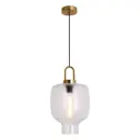 Светильник подвесной Люссоле Laredo Sy5488 1 лампа 5 м² цвет бронза