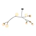 Люстра подвесная Люссоле Solano Sy4198 8 ламп 16 м² цвет черный