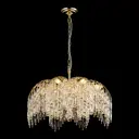 Люстра подвесная Люссоле Presidio Sy0406 8 ламп 35 м² цвет золотистый