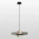 Светильник подвесной светодиодный Люссоле Ketchikan Sy8917 5 м² теплый белый (желтый) свет цвет черный