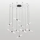 Люстра-паук светодиодная Люссоле Hopkins Sy7937 35 м² нейтральный белый свет цвет черный