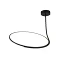 Светильник подвесной светодиодный Italline It013-6025 black 3000k 4 м² теплый белый (желтый) свет цвет черный