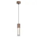 Светильник подвесной светодиодный Italline It014-0204 rose gold 2 м² теплый белый (желтый) свет цвет розовое золото