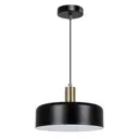 Светильник подвесной Arte lamp Skat A7052sp-1bk 1 лампа 2 м² цвет черный