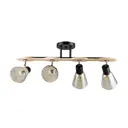 Люстра потолочная Arte lamp Harmony A5112pl-4bk 4 лампы 9 м² цвет черный