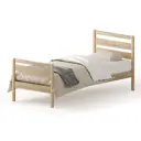 Кровать Домаклево Лето В3+Н3 200x80 см цвет натуральное дерево