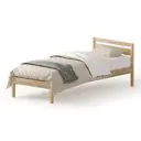 Кровать Домаклево Лето Н3 200x80 см цвет натуральное дерево