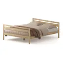 Кровать Домаклево Лето Н3+Н3 200x120 см цвет натуральное дерево