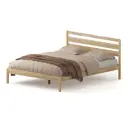 Кровать Домаклево Лето В3 200x120 см цвет натуральное дерево