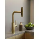 Смеситель для кухни Esko line EL_K119Gold 36 см выдвижной излив цвет золото