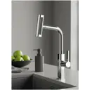 Смеситель для кухни Esko line EL_K119 36 см выдвижной излив цвет хром