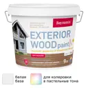 Краска для деревянных фасадов Bayramix Exterior Wood матовая цвет белый 9 л