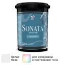 Краска для стен и потолков Parade Sonata Light Shine моющаяся полуматовая цвет белый база А 0.9 л