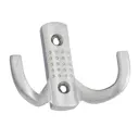 Крючок мебельный Kerron KR-0060-SC двухрожковый матовый хром 4 шт.