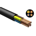 Электрический кабель Nvo КГтп-ХЛ 4x10 75 м ГОСТ цвет черный матовый