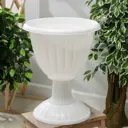 Вазон 865278 Альтернатива 12 л пластик белый 865278 38 см