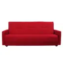Диван раскладной Meblines Милан 215x96x95 см велюр цвет астра красная