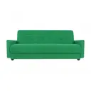 Диван раскладной Meblines Милан 215x96x95 см велюр цвет астра зеленая