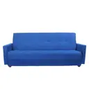 Диван раскладной Meblines Милан 215x100x100 см велюр цвет астра синяя