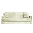 Диван раскладной Meblines Лофт 210x90x90 см велюр цвет плюш own 33/бежевый