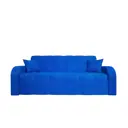 Диван раскладной Meblines Марсель 236x90x95 см велюр цвет синий