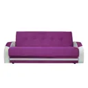 Диван раскладной Meblines Феникс 220x107x97 см велюр цвет кабрио фиолетовый