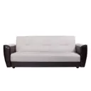 Диван раскладной Meblines Амстердам 225x100x100 см рогожка цвет inario бежевая