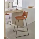 Полубарный стул La forma 41x89 см цвет коричневый