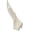 Межэтажная лестница Stairshop ЛЕС-ГЛУ01 с поворотом налево