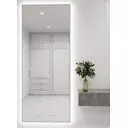 Зеркало с подсветкой One Mirror в алюминиевой раме настенное 190x60см свет холодный белый цвет серебро