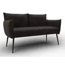 Диван прямой Лига диванов Лига-083 131079 146x81x74 см велюр цвет brut 17 коричневый