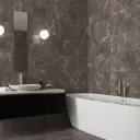 Стеновая панель SPC Кварцвинил Альта-профиль Альта слэб Мраморная Феерия везувий 600x300x2.4мм 0.18м²