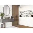 Настенная плитка Alma ceramica TWU3090ATU07R 30x90см цвет белый