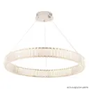 Светильник подвесной светодиодный Crystal lux Musika sp70w chrome 23 м² нейтральный белый свет цвет хром