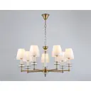 Люстра подвесная Ambrella light Classic Lh71023 7 ламп 14 м² цвет латунь