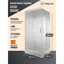 Душевая кабина Belgranio Silvia Square BL0000064616 120x80 низкий поддон, стекло полосы