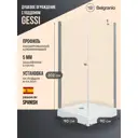 Душевой уголок Belgranio Gessi Gessi квадрат с поддоном 90x90см профиль хромированный эффект стекла прозрачный
