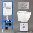 Комплект инсталляция с унитазом Iberica blanca IB001.BLA.234.8132 цвет белый