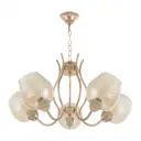 Люстра подвесная Arte milano Amalfi-7556 337556/5 fgd 5 ламп 10 м² цвет золото
