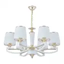 Люстра подвесная Arte milano Florentia-2457 302457/6 wh/gd 6 ламп 12 м² цвет белый