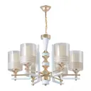 Люстра подвесная Arte Milano Florentia-6087 240Вт E27 белый 306087/6 Wh/Gd
