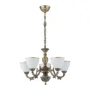 Люстра подвесная Arte milano Am342837/5 ab 5 ламп 10 м² цвет бронза