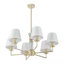 Люстра подвесная Arte milano Am344401/6 ngd 6 ламп 12 м² цвет золото