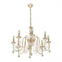 Люстра подвесная Arte milano Am346109/8 fgd 8 ламп 16 м² цвет золото