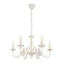 Люстра подвесная Arte milano Am342620/6 wt+g 6 ламп 12 м² цвет белый