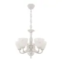 Люстра подвесная Arte milano Am343659/5 wt+sl 5 ламп 10 м² цвет белый